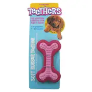 Teethers Dental Massager Bone Dog Chew Toy Small