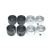 2pcs 51/64"(20mm)Diam. Aluminium 1/4" Potentiometer Pot Knobs with Indicator