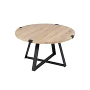 Capri Coffee Table - Timber/Black