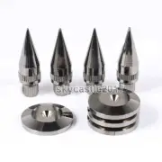 4PCS M6x36 Copper Nickel Speaker Spike Isolation Shockproof Stand Feet Base Pads