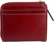 e-mono(イーモノ) Emono Mini Wallet, Compact Wallet, Small Wallet, Coin Purse, Pass Case, Commuter Holder, L-Shaped Zipper, Zipper, Multi-Functional, Coin Case