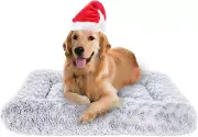 Dog Beds Crate Pad for Medium, Large Dogs, Deluxe Rose Plush Cat Sleeping Mats,
