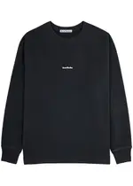 Acne Studios Logo-print Cotton Sweatshirt - Black - M M