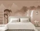 3D Waterfall Landscape Wallpaper Wall Mural Removable Self-adhesive 788