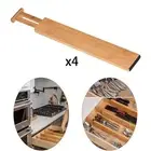 4 Pieces Drawer Dividers Organizer Accessories Organization Adjustable