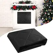 Magnetic Fireplace Blanket - Heat Loss Blocker, Indoor Cover, Draft Stopper, Chimney Insulation With Magnet and Hook-And-Loop Fasteners