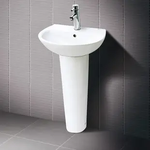 【麗室衛浴】日本INAX GL-285VFC-TW 面盆+長腳柱 L-288VD-TW 採用伊奈獨家防污技術 防止水垢 抗菌力強