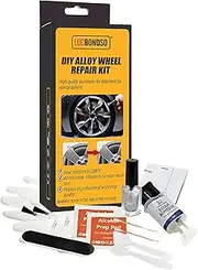 EZONEDEAL Car Wheel Scratch Repair Rim Touch Up Paint Rim Scratch Repair Kit, Rim Repair Kit Curb Rash, Silver Wheel Paint Repair Kit, Automotive Rim Scratch Repair, Rim Touch Up Paint Repair Kit