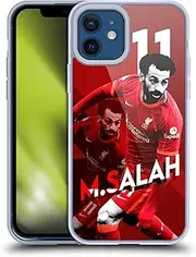Head Case Designs Officially Licensed Liverpool Football Club Mohamed Salah 2021/22 First Team Soft Gel Case Compatible with Apple iPhone 12 / iPhone 12 Pro