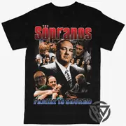 The Sopranos Tee Shirt Mafia Gangster TV Show Hiphop Rap Style T-shirt