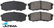 ULTIMA REAR SEMI-METALLIC BRAKE PADS FOR TOYOTA 1GD-FTV 3RZ-FE 2TR-FE 2.7 2.8 I4 (for: Toyota)