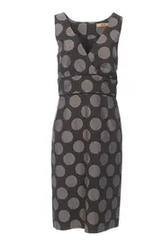 Spot Appeal Cont Piping Dress--MART-NJ1247SA