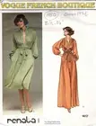 1976 Vintage VOGUE Sewing Pattern DRESS B34" (1950) By Renata