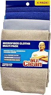 [Mr. Clean] 4 Microfiber Cloth Multi Pack Blue