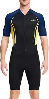 1.5mm Wetsuits Shorty Couple Diving Suit Short Sleeved Shorts Surf Suit