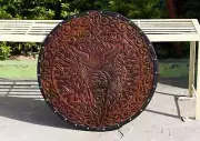 24'' Medieval Authentic Battle Worn Viking Shield Wooden Shield
