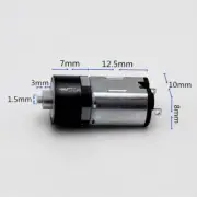10mm DC 1.5V 3V 3.7V 85RPM Mini M10 Planetary Gearbox Gear Reducer Motor Robot