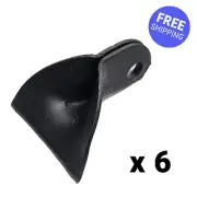 6 x PRESSED STEEL BLADES FOR ATV / EF MODEL FLAIL MOWERS SLASHER/MULCHERS