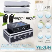 Upgrade Dual User Ionic Foot Bath Detox Machine Spa Cleanse System Foot Spa