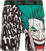 [COCO BRANDS] The Joker Men's Boxer Briefs - No Fly, Anti-Chafing Stitching, Comfort Shaped/Cotton Lined Crotch