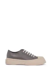 [MARNI] MARNI elegant gray calfskin men's sneakers 40 Grey