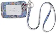 [Vera Bradley] Recycled Lighten Up Reactive Zip and Lanyard Combo Id Case