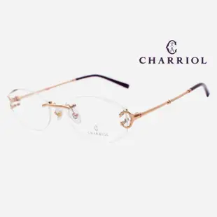 Charriol L-6085 夏利豪眼鏡｜純鈦系列淑女無框眼鏡 女生品牌眼鏡框【幸子眼鏡】