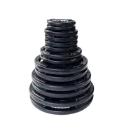 Body-Solid Rubber Grip Olympic Weight Plate PACKAGE (112.5 Kg)