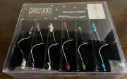Star Stemware Charms Jewelry 6 In Box Colorful Shiny Stars The Christmas Shoppe
