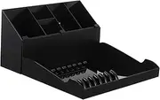 OFFIGAM 1 Set Hair Cutting Tool Organizer with Tray Professional Scissor Comb Holder for Hairdressing Barber Storage Rack Elegant Design for Home Salon Use