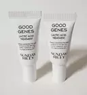 2 x Sunday Riley Good Genes LACTIC ACID TREATMENT Brightens Skin 0.17 oz NEW