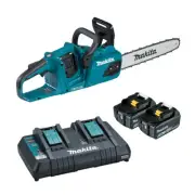 New Makita DUC405PT2 36V (18Vx2) 5.0Ah Li-ion Cordless Brushless 400mm Chainsaw