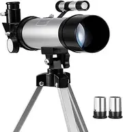 Space Astronomic Telescope, Outdoor HD 90X Zoom Telescope, 360x50mm Refractive Space Astronomical Telescope MonocularSpotting Scope with Tripod, Moon Lens