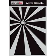Darkroom Door Large Stencil Sunshine - Scrapbooking & Cardmaking