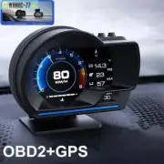 Digital Car HUD OBD2&GPS Speedometer Turbo Temp Gauge Fault Code Multifunctional (for: Daewoo)