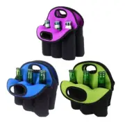 Beer Bottle Can Insulated Beverage Carrier for 12oz Bottle Camping Bottle Holder