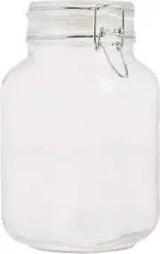 Bormioli Rocco Fido Glass Canning Jar Italian 67¾ oz - 2 Liter