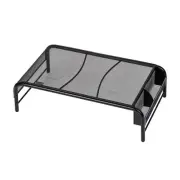 EMS Mind Reader Monitor Stand and Ventilated Laptop Riser with Side Storage