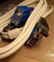 NEW 3ft HQ Shield KVM switch box Cable,SVGA/VGA Male~M,USB 2.0 A~B Cord/Wire