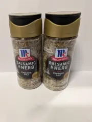 McCormick Limited Editon Finishing Salts Balsamic And Herb 2pk (SEALED)