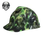 Custom Hydrographic Safety Hard Hat Mining Industrial HULK MSA CAP