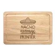 Nacho Average Painter Rectangular Chopping Board Best Awesome DIY Painting Dad