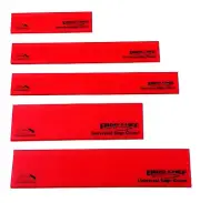 5 pc Red Knife Edge Guard Set Knife guards knife sleeve knife protector sheath