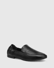 Berklee Black Leather Flat