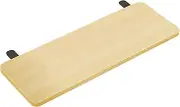 Ｂｅｓｇａ Desk Extender Shelf Board Keyboard Tray Home Office Multifunctional for Computer Table Arm Rest Expansion widening Board, Wood Color