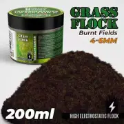 GSW Grass Flock - Burnt Fields 4-6mm (200ml high electrostatic flock)
