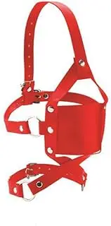 Ouch! Leather Mouth Gag - Red