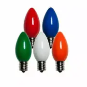 Holiday Bright Lights C9 Solid Color 25 Count Incandescent Christmas Light Bulbs