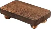 [Generic] Perfume Stand for Display,Flowerpot Square Wooden Organizer Holder | Decorative Home Decoration Organizer Rack for Aromatherapy Candle, Perfumes