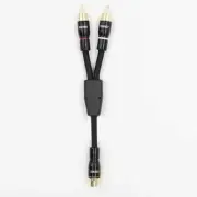 T-Spec V16RCA-Y1 V16 Series RCA Audio Cables Gold-plated Copper 1 Female 2 Males